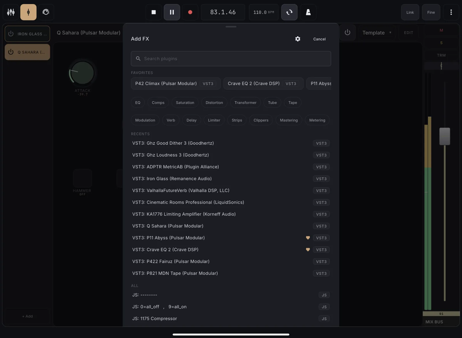 Add a plugin to the chain